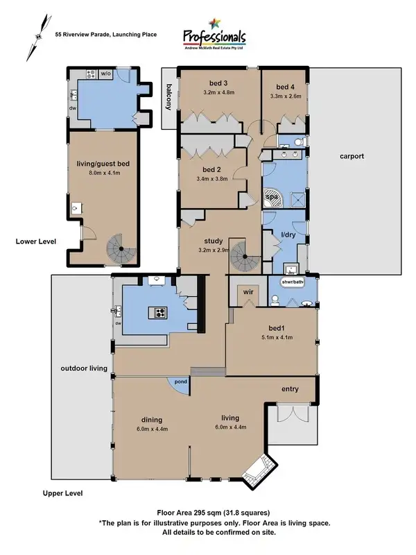 Floorplan of Homely house listing, 55 Riverview Parade, Launching Place VIC 3139