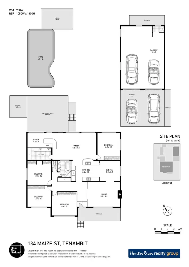 Floorplan of Homely house listing, 134 Maize Street, Tenambit NSW 2323