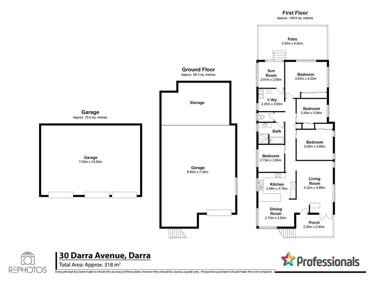 Floorplan of Homely house listing, 30 Darra Avenue, Darra QLD 4076