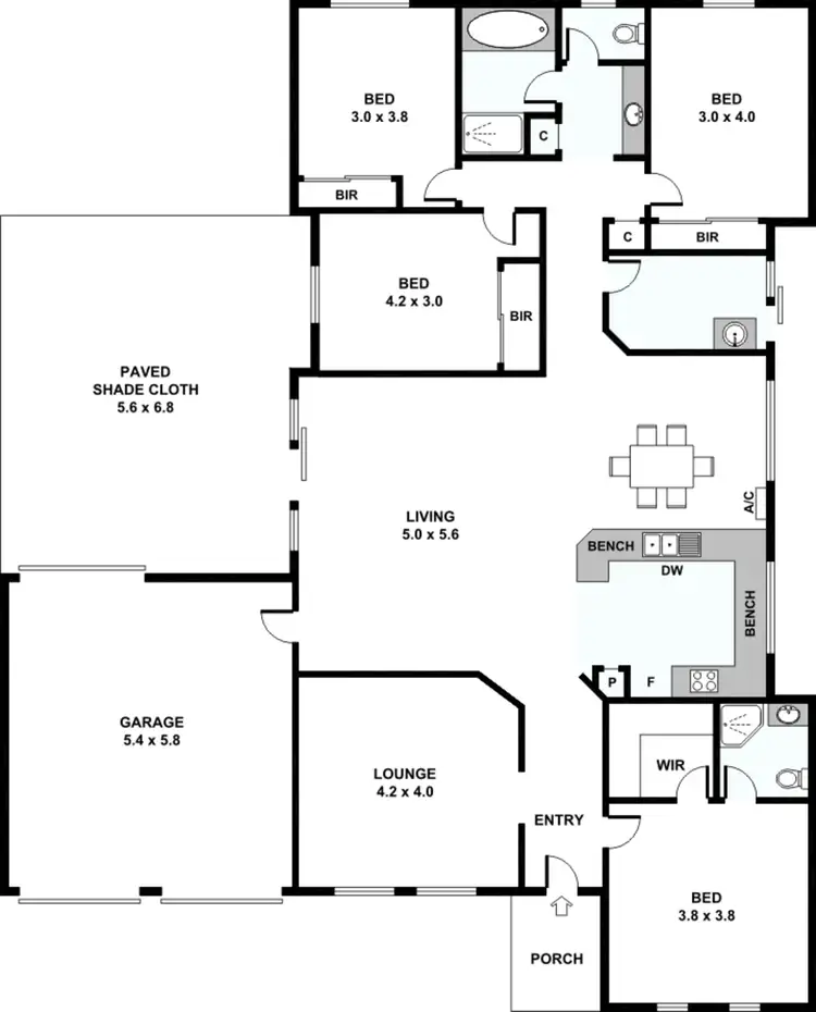 Floorplan of Homely house listing, 3/206 Liverpool Road, Goolwa SA 5214