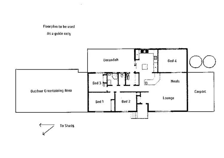 Floorplan of Homely house listing, 34 West Terrace, Kapunda SA 5373