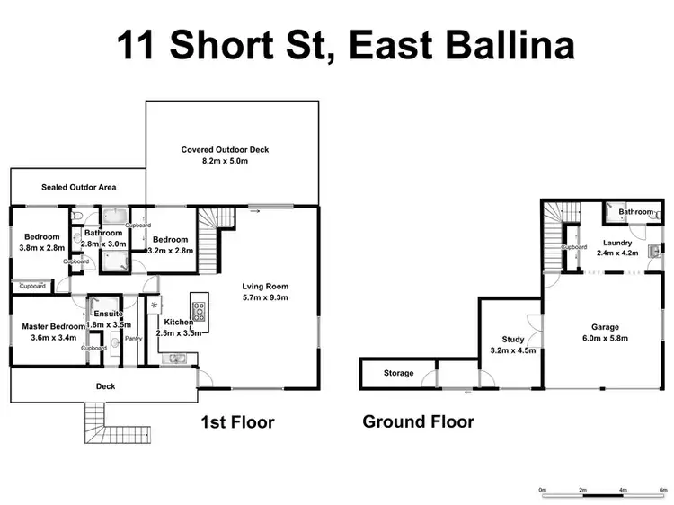 Floorplan of Homely house listing, 11 Short Street, East Ballina NSW 2478