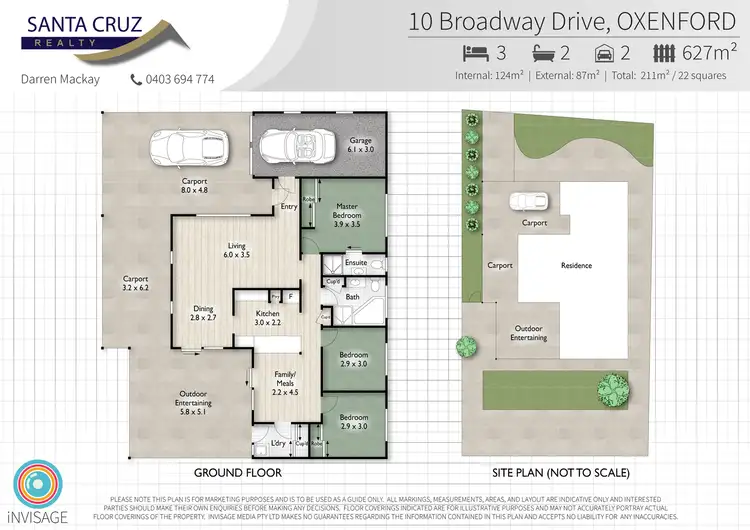 Floorplan of Homely house listing, 10 Broadway Drive, Oxenford QLD 4210