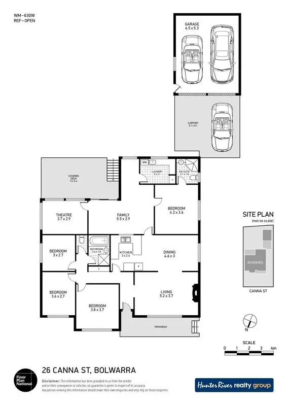 Floorplan of Homely house listing, 26 Canna Street, Bolwarra NSW 2320