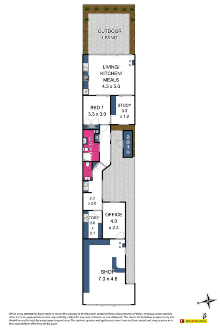 Floorplan of Homely house listing, 29B Vernon Street, South Kingsville VIC 3015