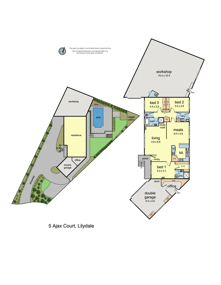 Floorplan of Homely house listing, 5 Ajax Court, Lilydale VIC 3140