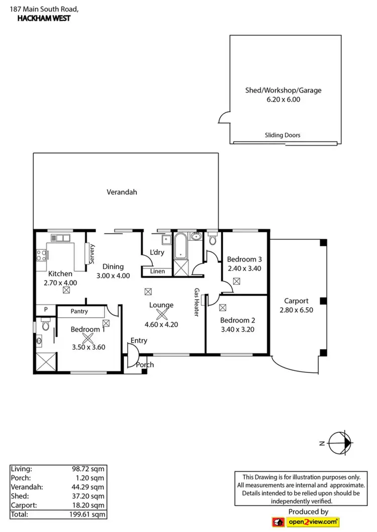 Floorplan of Homely house listing, 187 Main South Road, Hackham West SA 5163