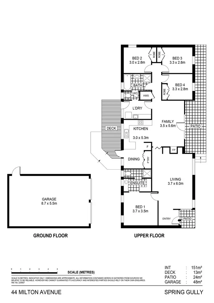 Floorplan of Homely house listing, 44 Milton Avenue, Spring Gully VIC 3550