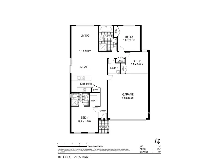 Floorplan of Homely house listing, 10 Forest View Drive, Maryborough VIC 3465