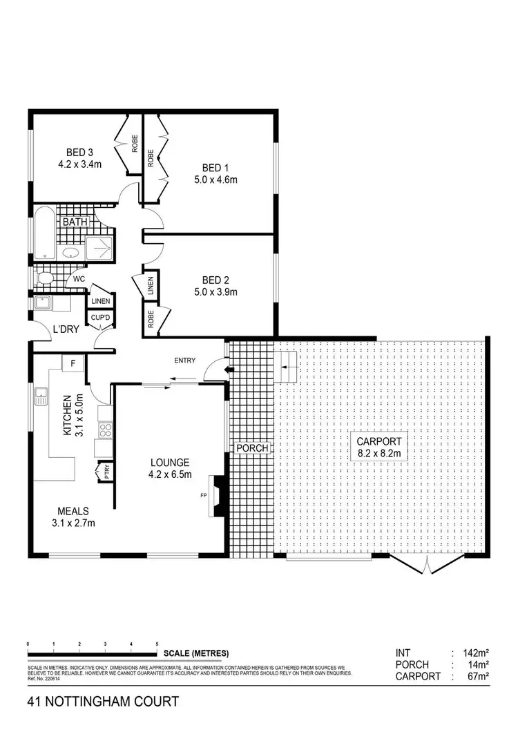 Floorplan of Homely house listing, 41 Nottingham Court, White Hills VIC 3550