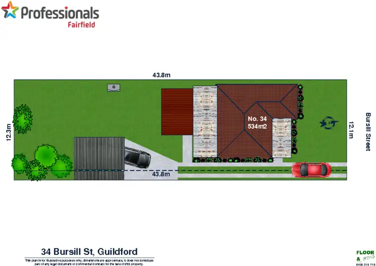 Floorplan of Homely house listing, 34 Bursill Street, Guildford NSW 2161