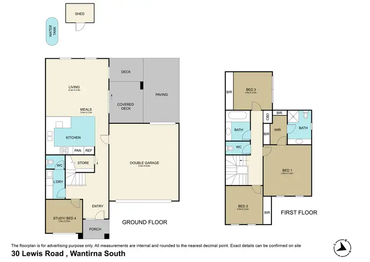 Floorplan of Homely house listing, 30 Lewis Road, Wantirna South VIC 3152
