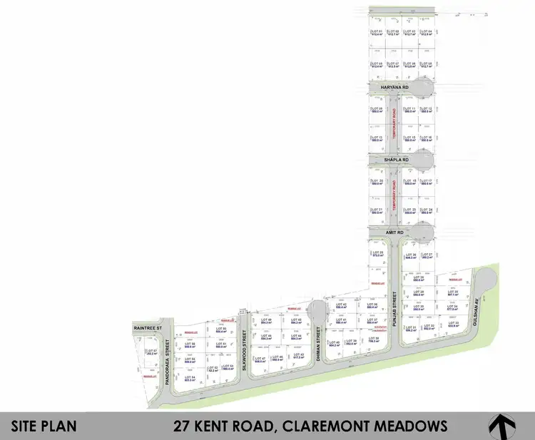 Floorplan of Homely land listing, LOT 54, 1 Gulshan Avenue, Claremont Meadows NSW 2747