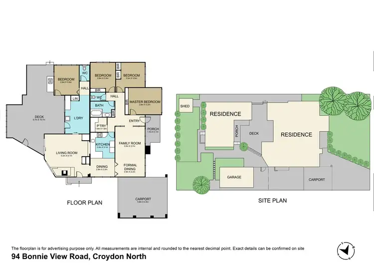 Floorplan of Homely house listing, 94&94A Bonnie View Road, Croydon North VIC 3136