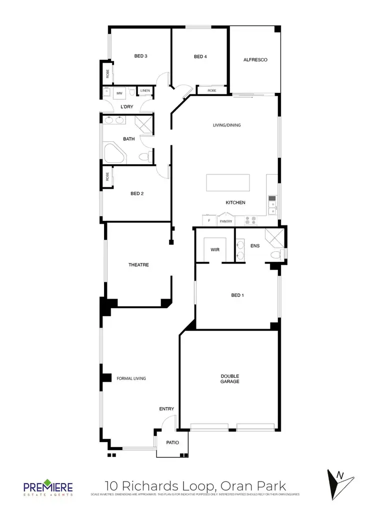 Floorplan of Homely house listing, 10 Richards Loop, Oran Park NSW 2570