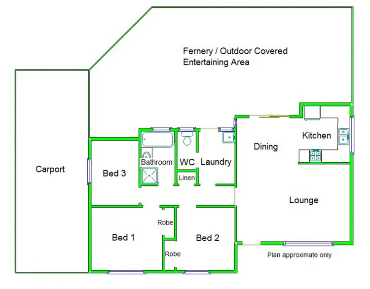 Floorplan of Homely house listing, 8 Parsons Court, Mooroopna VIC 3629