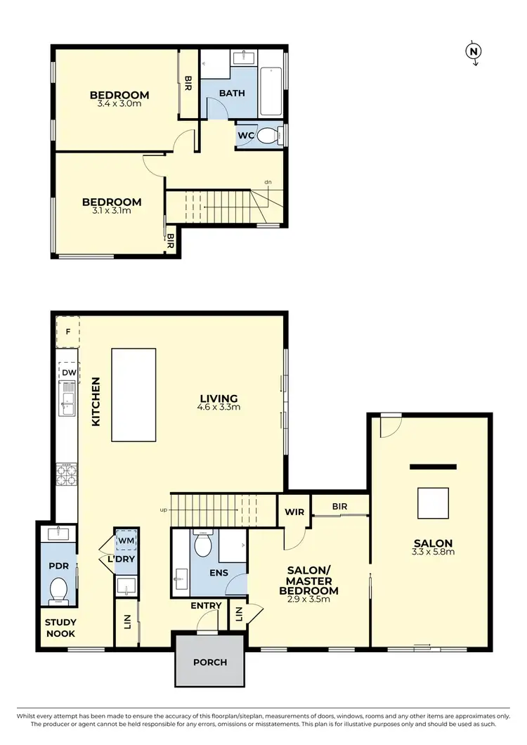Floorplan of Homely townhouse listing, 1/537 Melton Highway, Sydenham VIC 3037