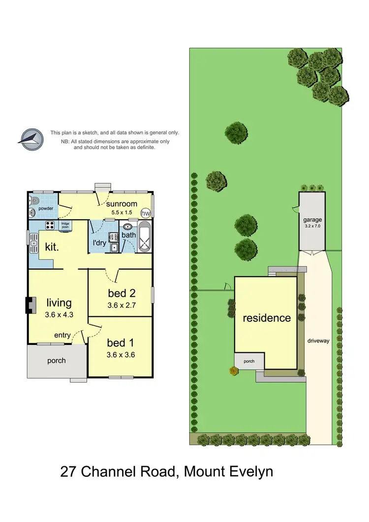 Floorplan of Homely house listing, 27 Channel Road, Mount Evelyn VIC 3796