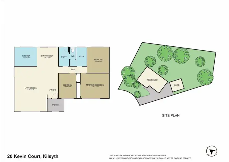 Floorplan of Homely house listing, 20 Kevin Court, Kilsyth VIC 3137