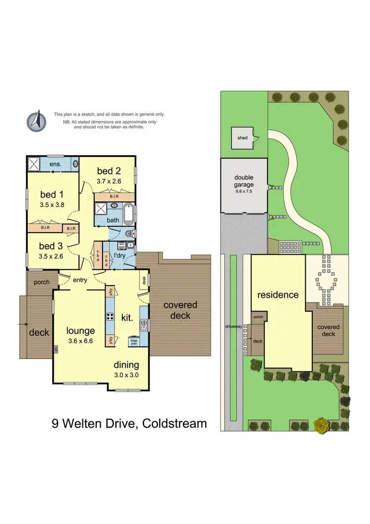 Floorplan of Homely house listing, 9 Welten Drive, Coldstream VIC 3770