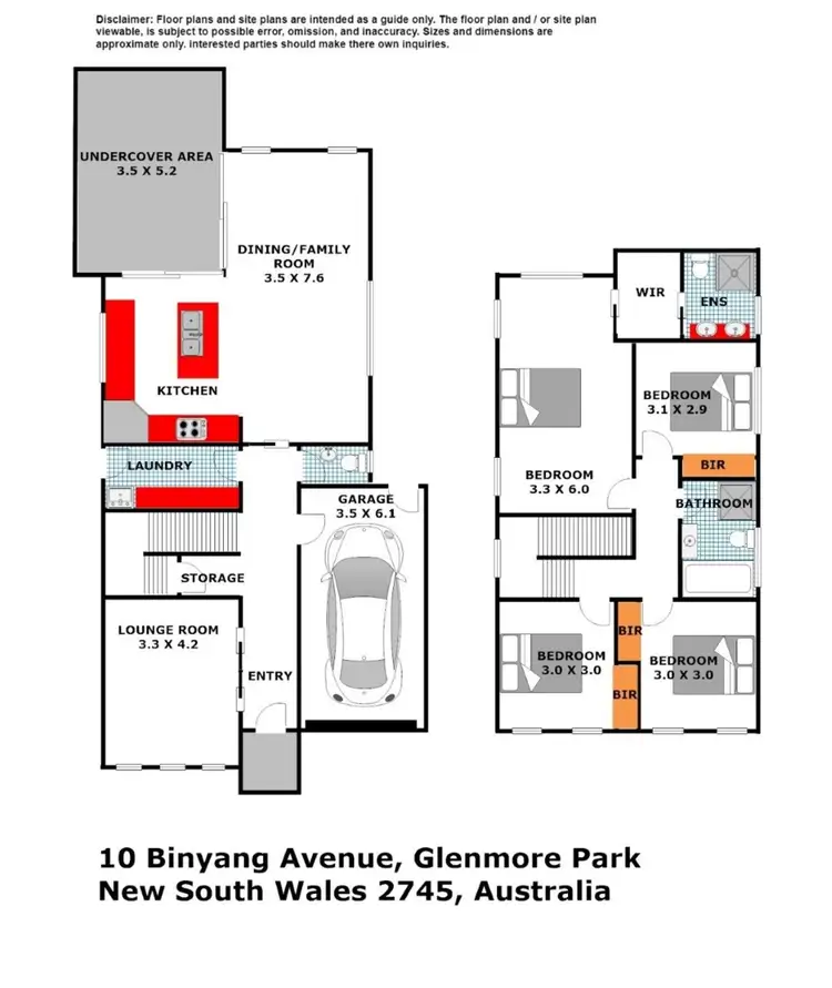 Floorplan of Homely house listing, 10 Binyang Avenue, Glenmore Park NSW 2745