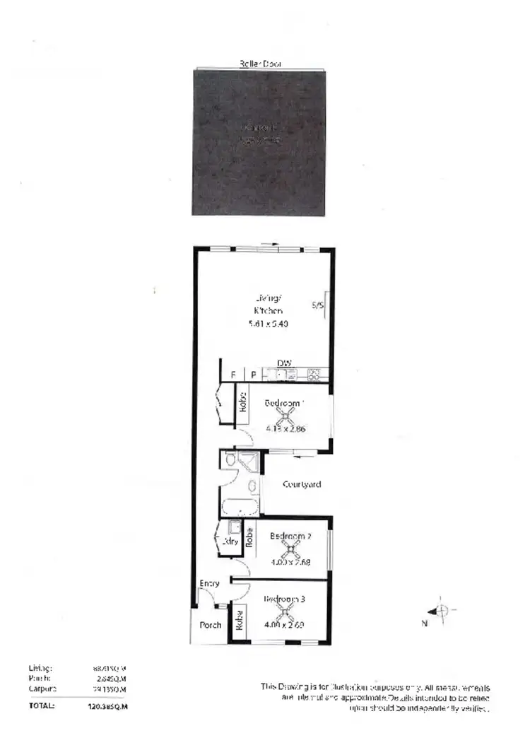 Floorplan of Homely house listing, 11 Semillon Crescent, Andrews Farm SA 5114