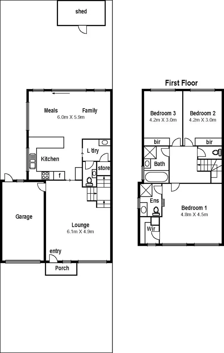 Floorplan of Homely house listing, 1/156 Copernicus Way, Keilor Downs VIC 3038