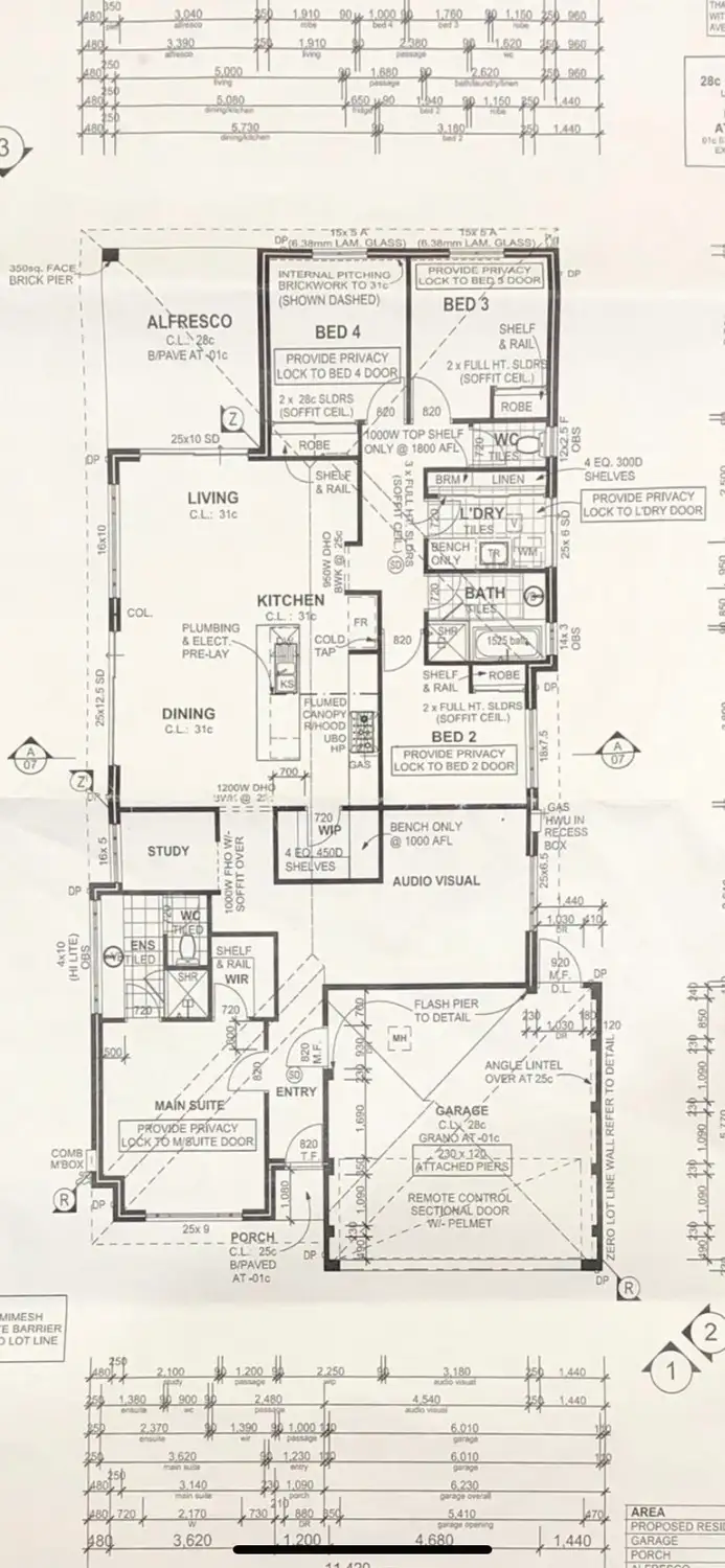 Floorplan of Homely house listing, 45 Pinehurst Loop, Meadow Springs WA 6210