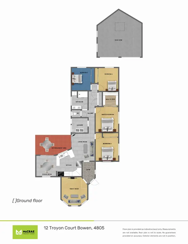 Floorplan of Homely house listing, 12 Troyon Court, Bowen QLD 4805