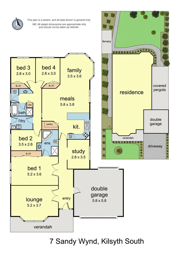 Floorplan of Homely house listing, 7 Sandy Wynd, Kilsyth South VIC 3137