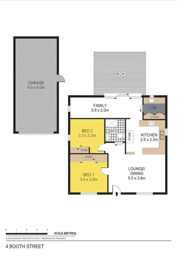 Floorplan of Homely house listing, 4 Booth Street, Golden Square VIC 3555