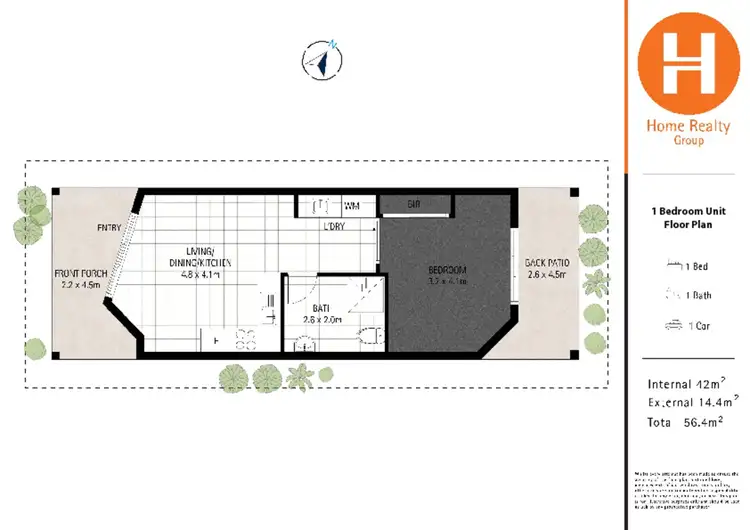 Floorplan of Homely unit listing, Address available on request