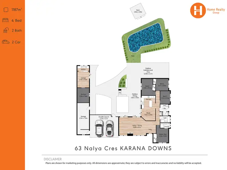 Floorplan of Homely house listing, 63 Nalya Crescent, Karana Downs QLD 4306