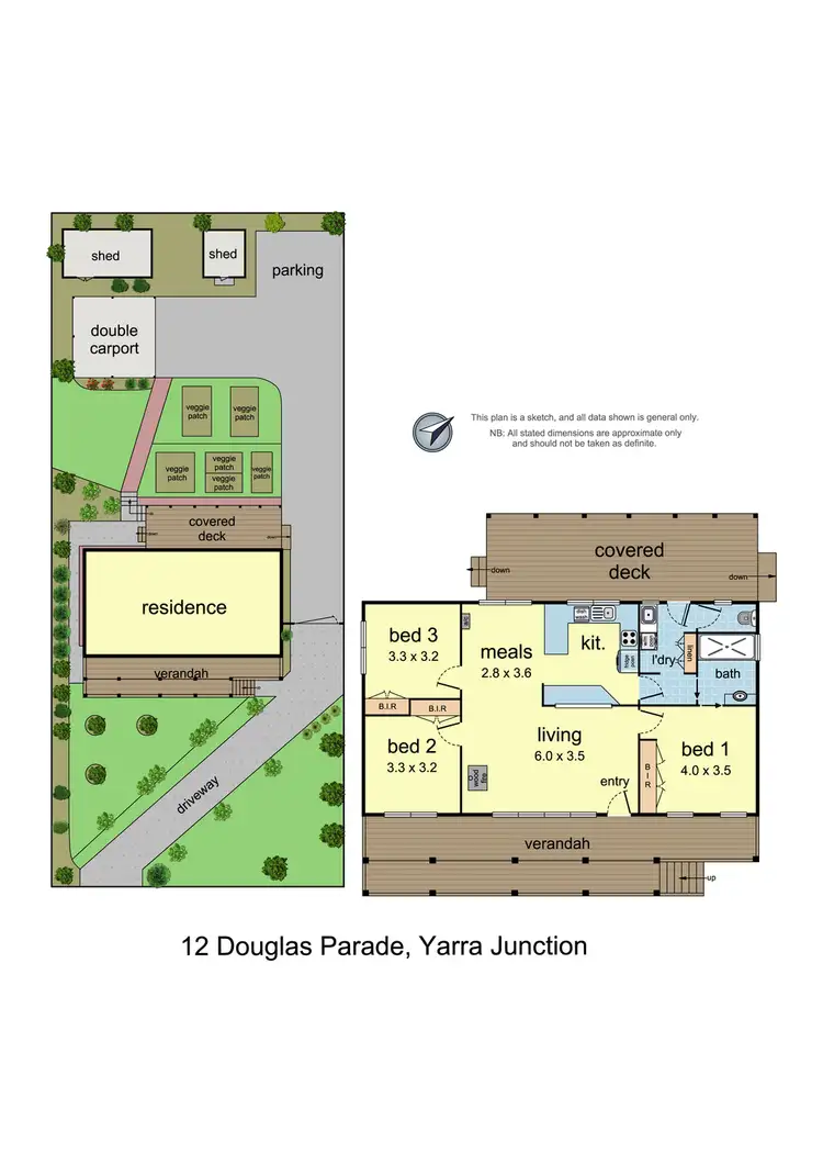 Floorplan of Homely house listing, 12 Douglas Parade, Yarra Junction VIC 3797