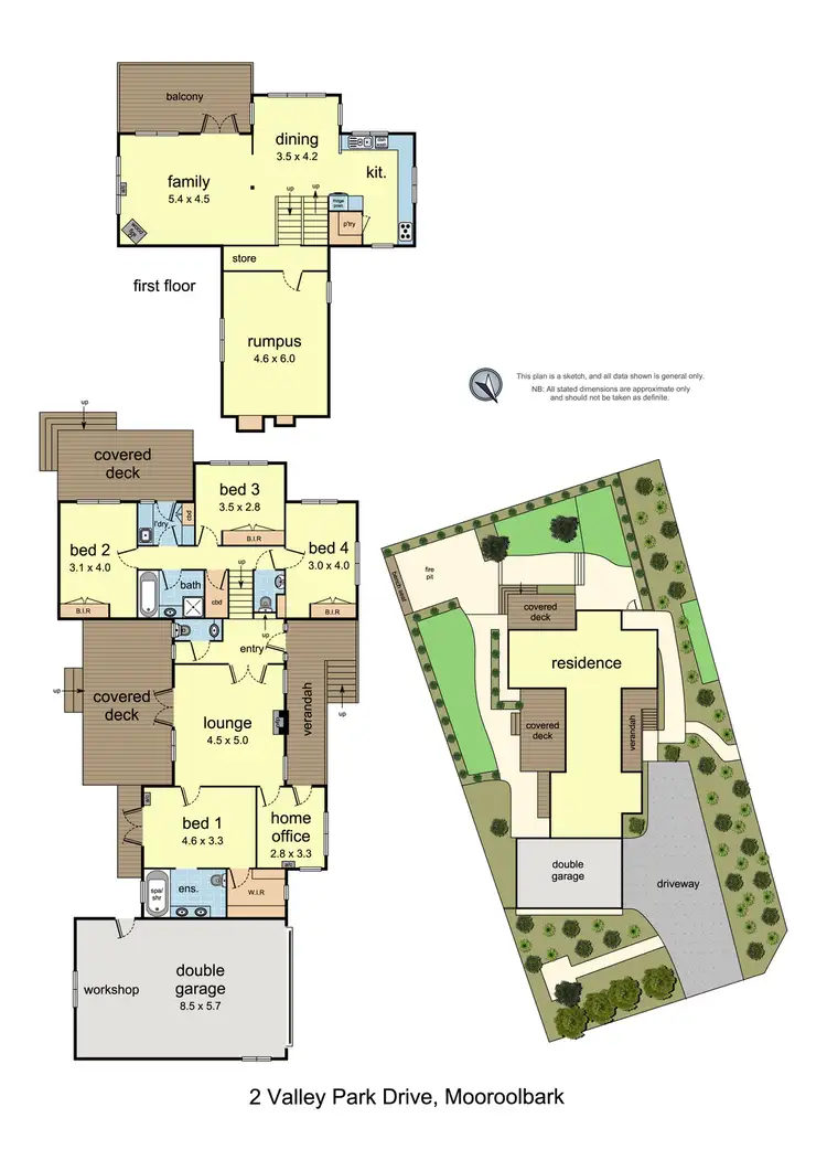 Floorplan of Homely house listing, 2 Valley Park Drive, Mooroolbark VIC 3138