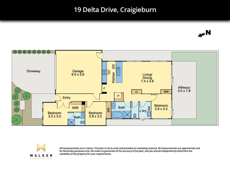 Floorplan of Homely house listing, 19 Delta Drive, Craigieburn VIC 3064