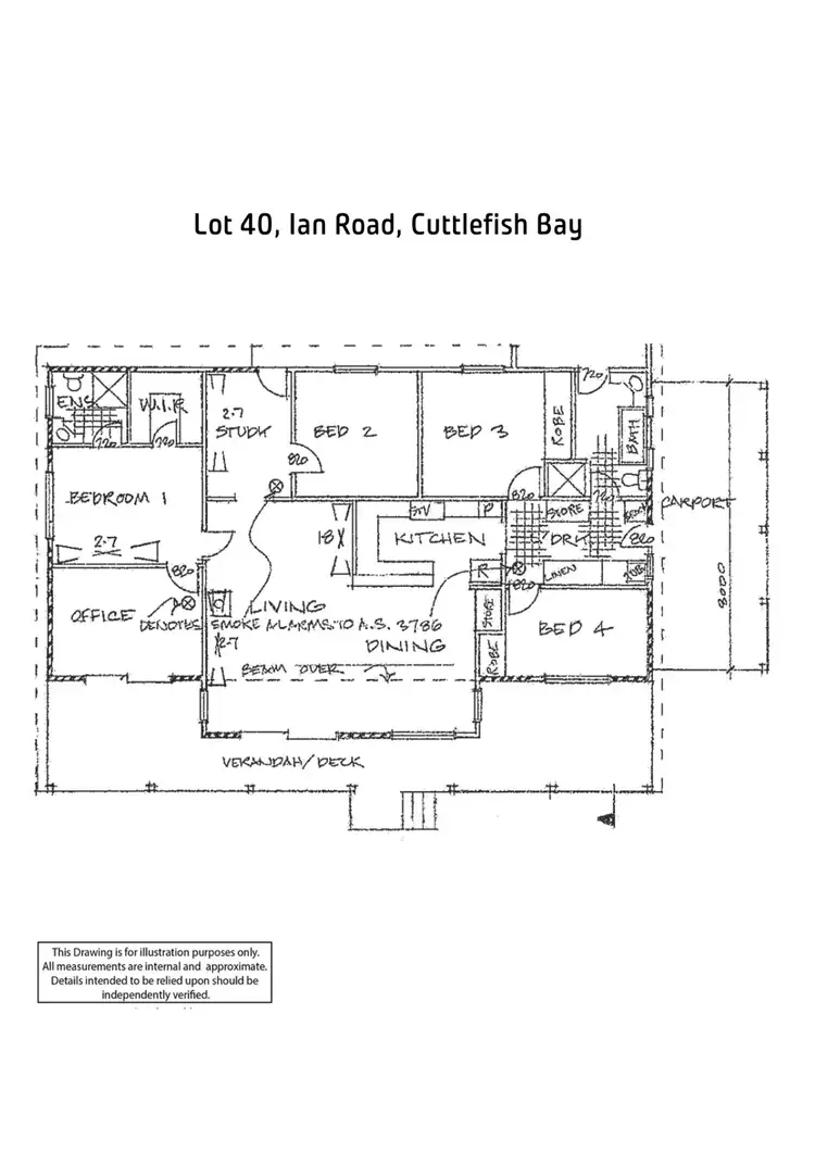 Floorplan of Homely house listing, Lot/40 Ian Road, Cuttlefish Bay SA 5222