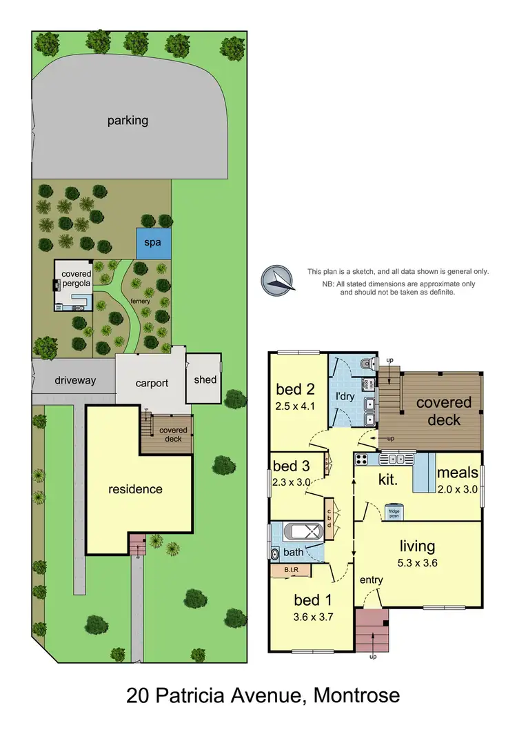 Floorplan of Homely house listing, 20 Patricia Avenue, Montrose VIC 3765