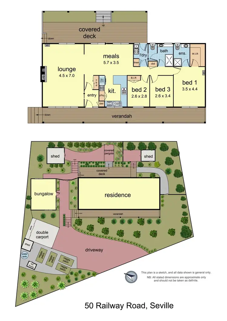 Floorplan of Homely house listing, 50 Railway Road, Seville VIC 3139
