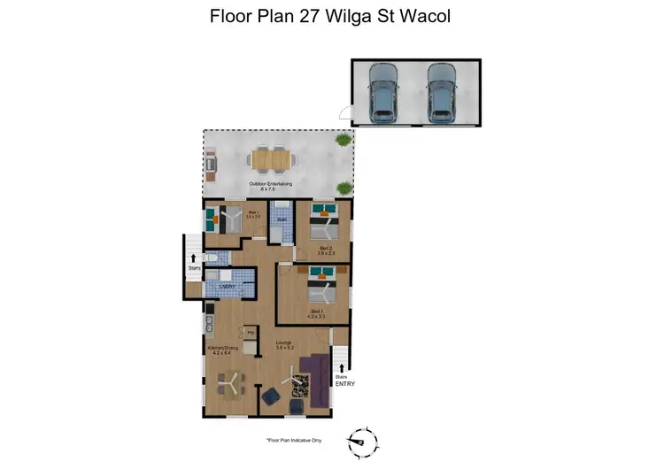 Floorplan of Homely house listing, 27 Wilga Street, Wacol QLD 4076