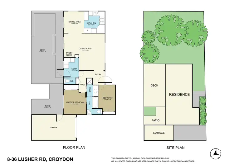 Floorplan of Homely unit listing, 8/36 Lusher Road, Croydon VIC 3136