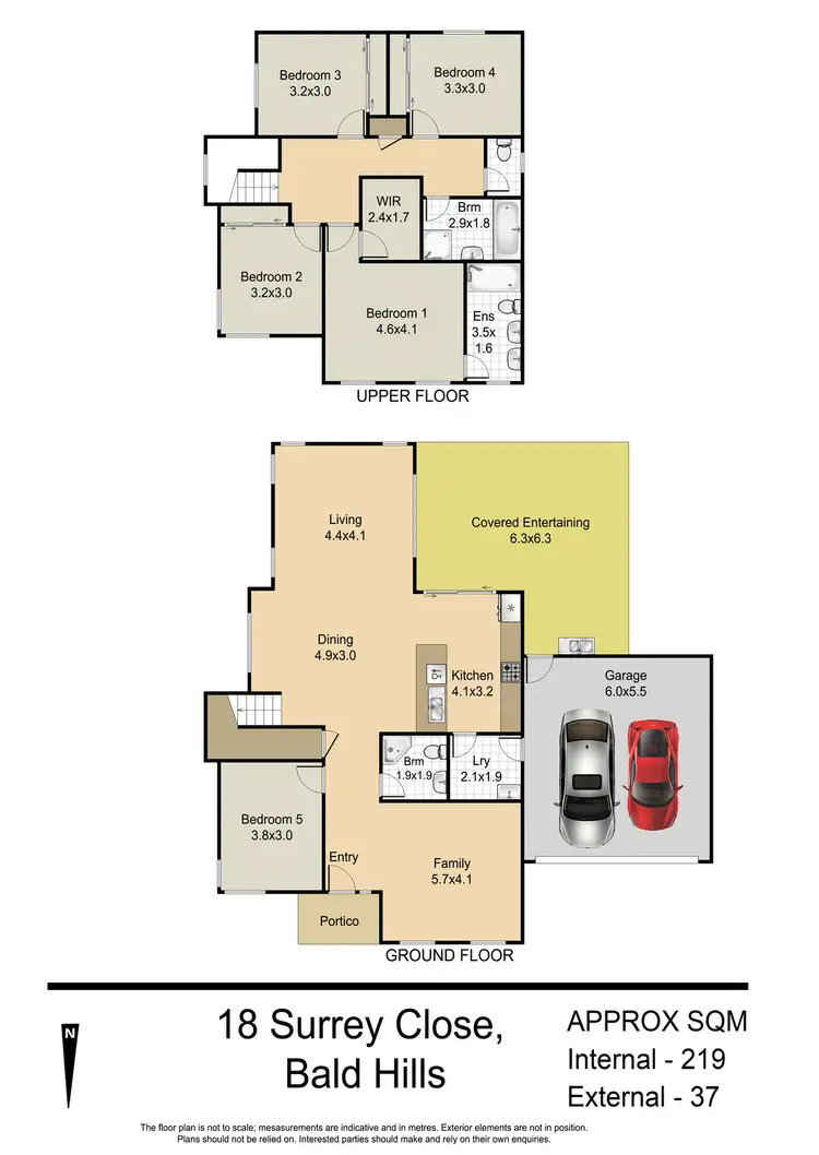 Floorplan of Homely house listing, 18 Surrey Close, Bald Hills QLD 4036