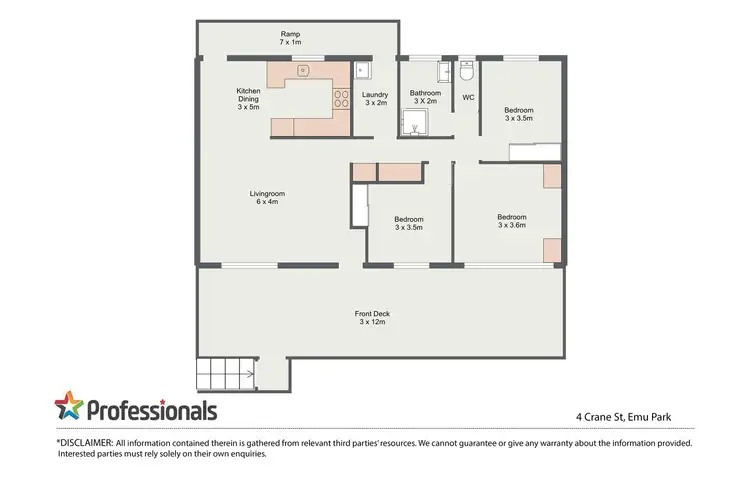 Floorplan of Homely house listing, 4 Crane Street, Emu Park QLD 4710