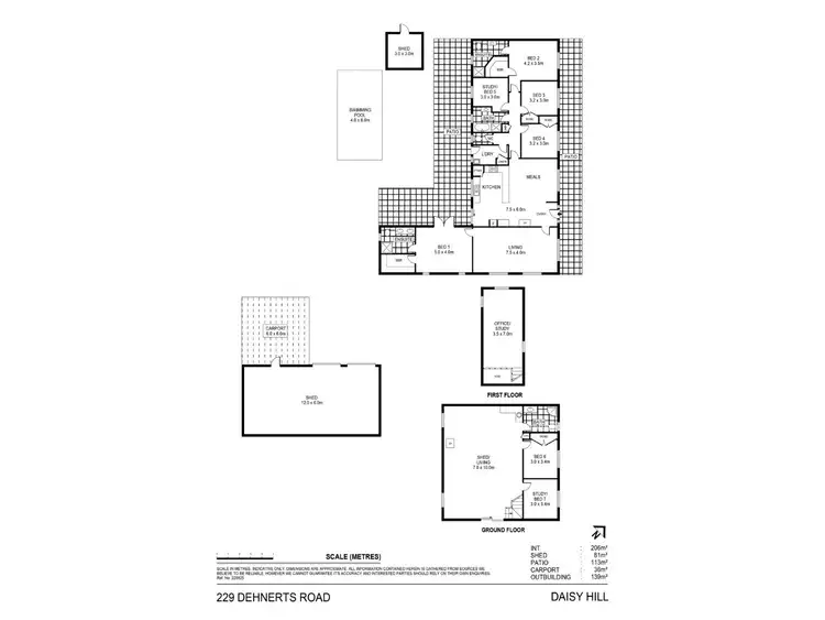 Floorplan of Homely rural property listing, 229 Dehnerts Road, Daisy Hill VIC 3465