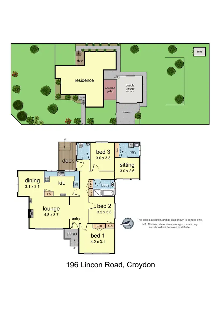 Floorplan of Homely house listing, 196 Lincoln Road, Croydon VIC 3136