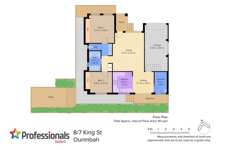 Floorplan of Homely villa listing, 8/7 King Street, Ourimbah NSW 2258