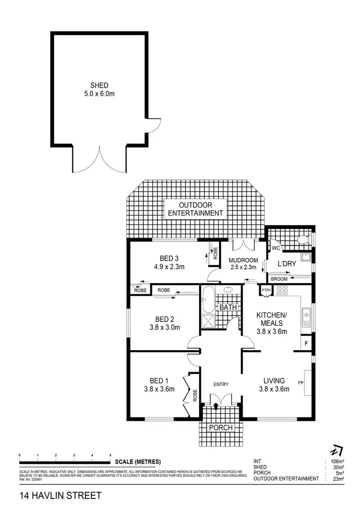Floorplan of Homely house listing, 14 Havlin Street West, Bendigo VIC 3550