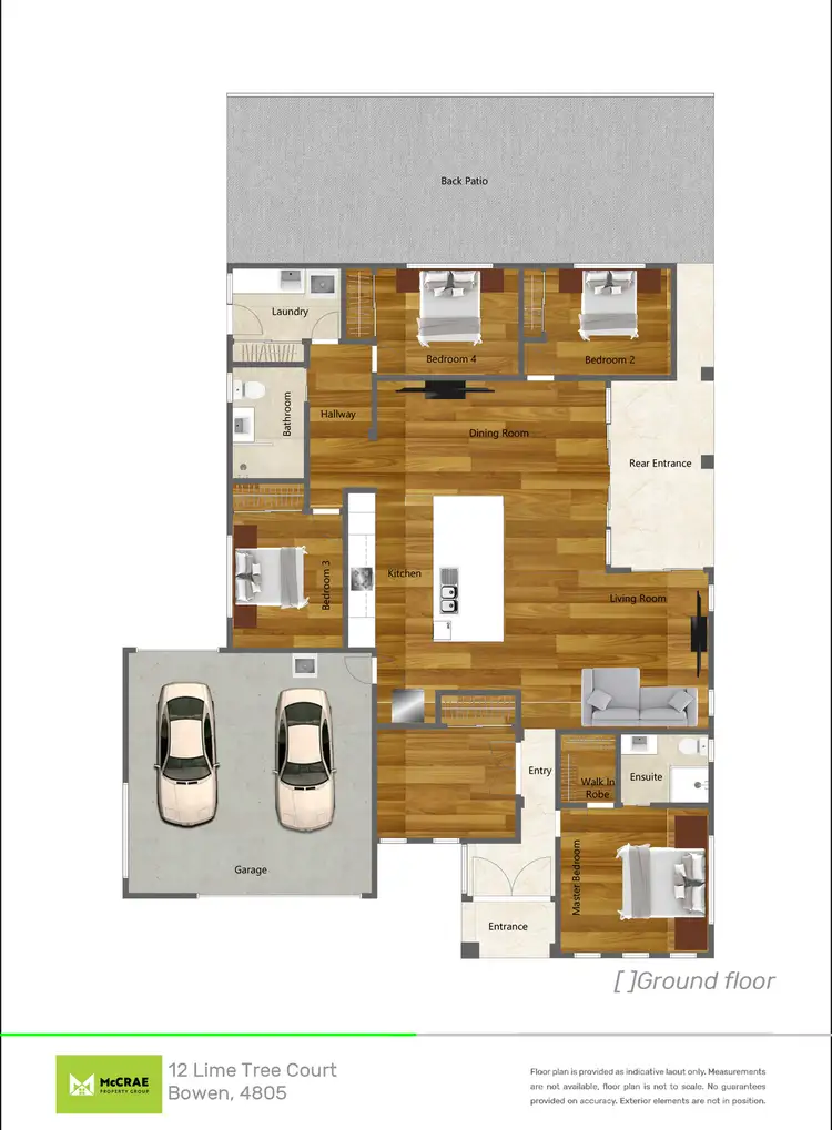Floorplan of Homely house listing, 12 Lime Tree Court, Bowen QLD 4805