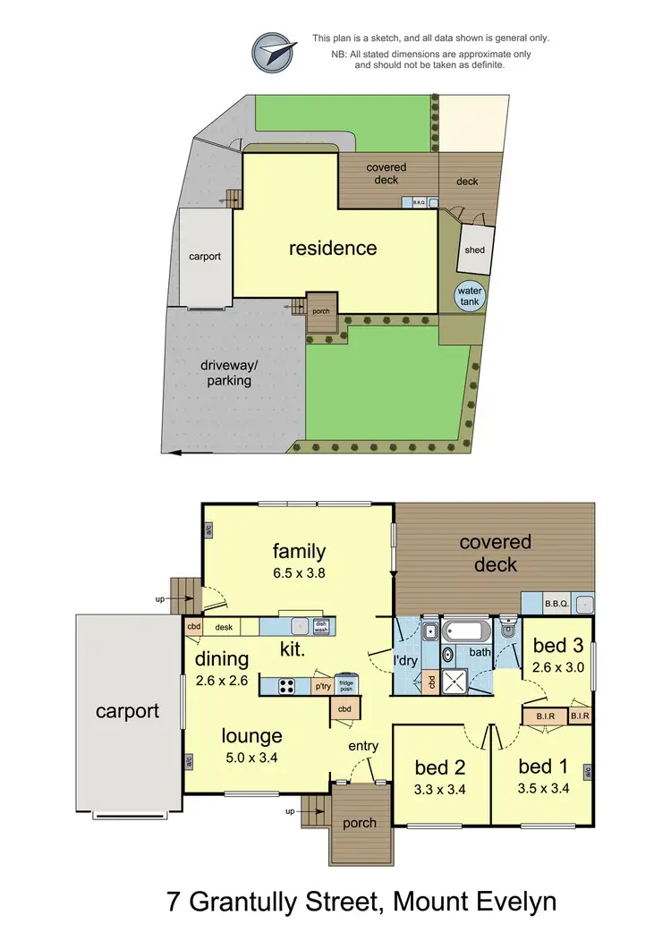 Floorplan of Homely house listing, 7 Grantully Street, Mount Evelyn VIC 3796