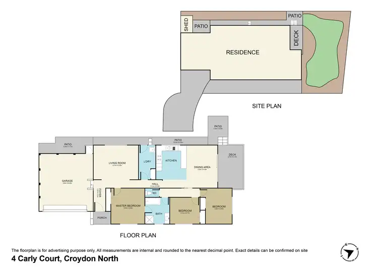 Floorplan of Homely house listing, 4 Carly Court, Croydon North VIC 3136